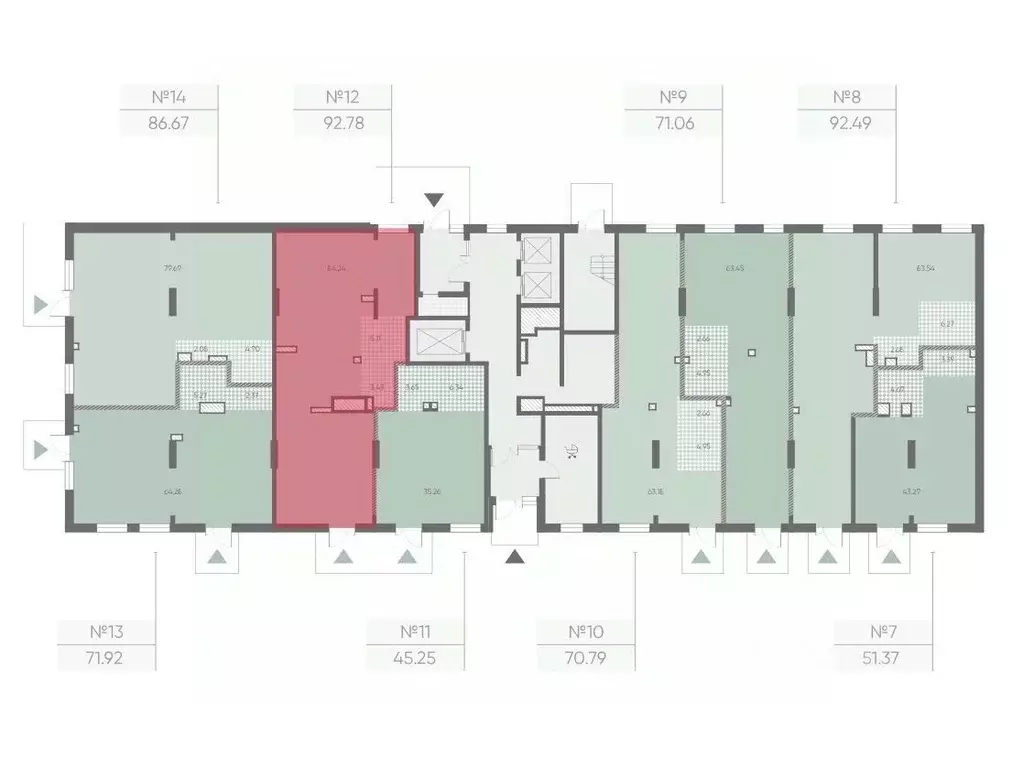 Помещение свободного назначения в Санкт-Петербург Морская миля жилой ... - Фото 2