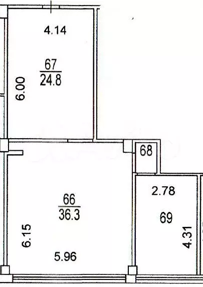 Офис, 75.4 м Черкизовская - Фото 0