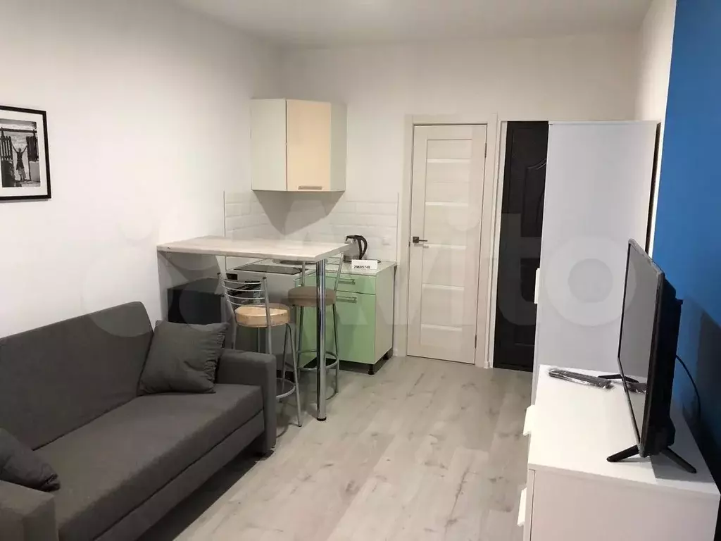 Квартира-студия, 22 м, 1/25 эт. - Фото 1