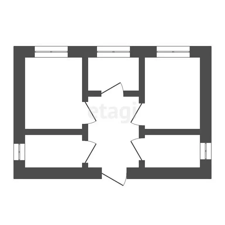 Дом в посёлок городского типа Красное-на-Волге, улица Победы (209 м) - Фото 1