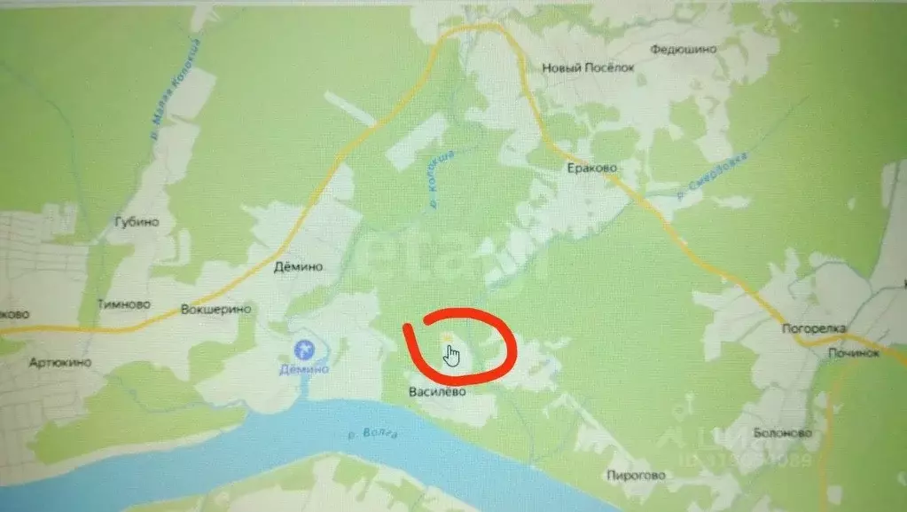 Участок в Ярославская область, Рыбинский муниципальный округ, д. ... - Фото 1