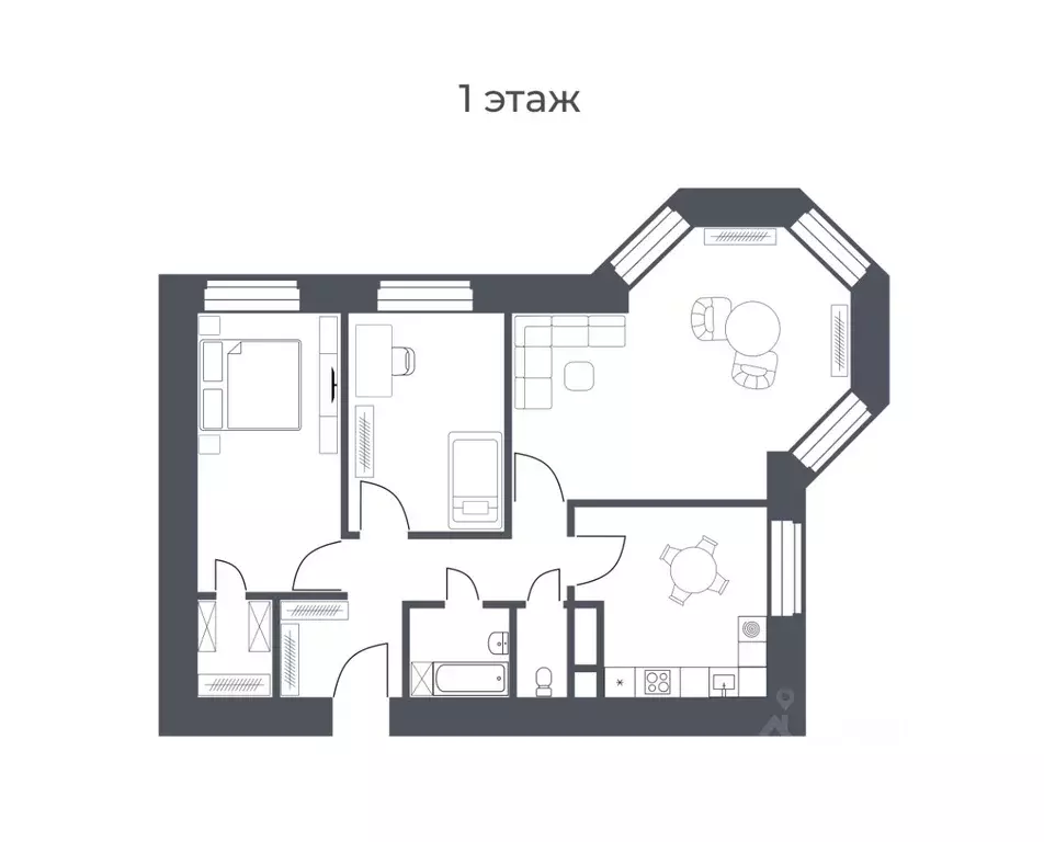 3-к кв. Московская область, Красногорск Опалиха мкр, ул. Пришвина, 13 ... - Фото 2