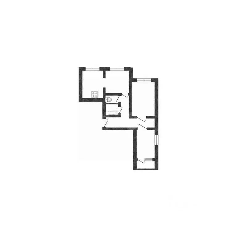 2-к кв. Смоленская область, Смоленск ул. Попова, 125А (70.6 м) - Фото 2