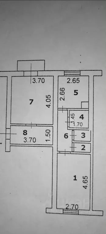 2-к кв. Белгородская область, Губкин ул. Ленина, 18 (48.0 м) - Фото 0