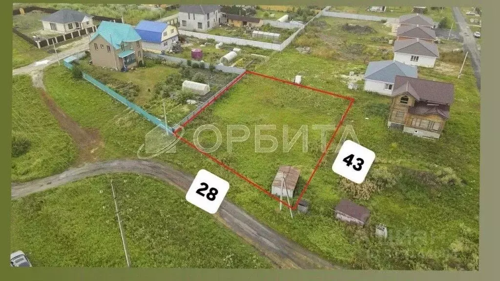 Участок в Тюменская область, Тюменский район, с. Чикча ул. Королева ... - Фото 0