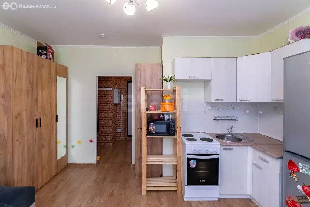 Квартира-студия: Тюмень, улица Новосёлов, 107к1 (22.7 м) - Фото 1