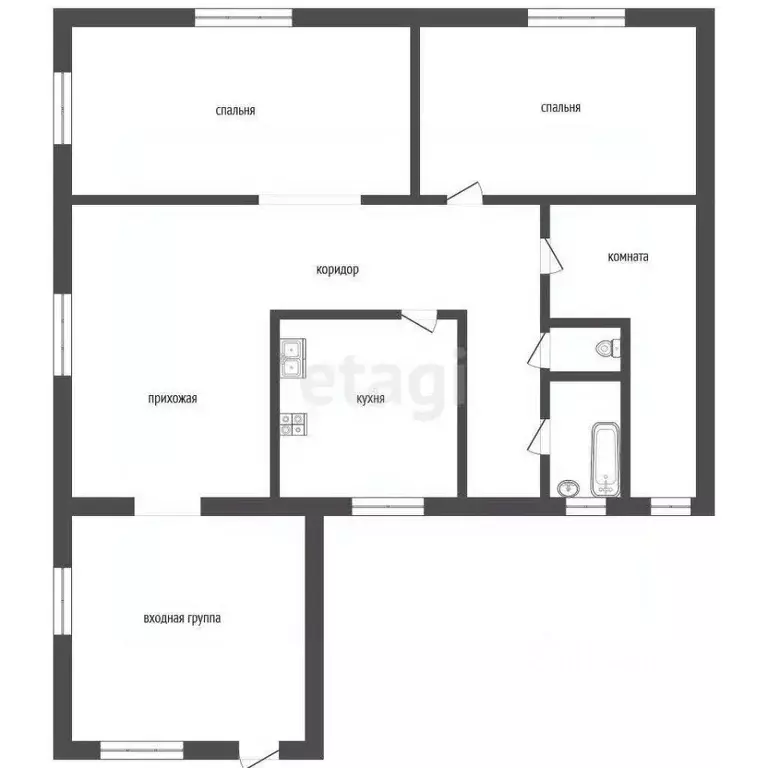 3-к кв. Камчатский край, Елизово Ангарская ул., 2В (64.1 м) - Фото 2
