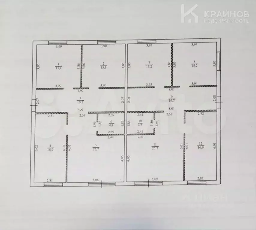 Таунхаус в Воронежская область, с. Новая Усмань пер. Ленинградский, 2 ... - Фото 1