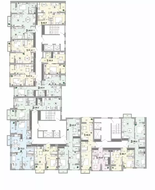 2-к кв. Тверская область, Тверь Южный мкр,  (58.6 м) - Фото 1