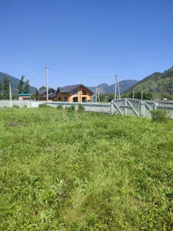 Участок в Алтай, Чемальский район, с. Анос Центральная ул., 41 (10.0 ... - Фото 1