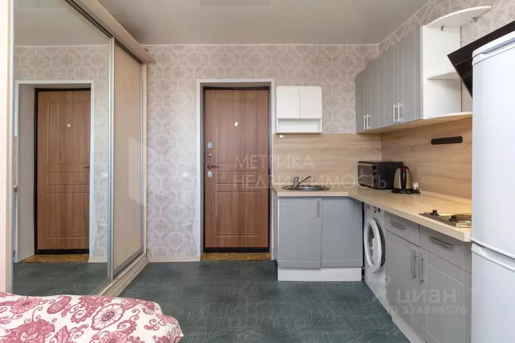 Студия Тюменская область, Тюмень Мельзаводская ул., 19а (13.0 м) - Фото 1