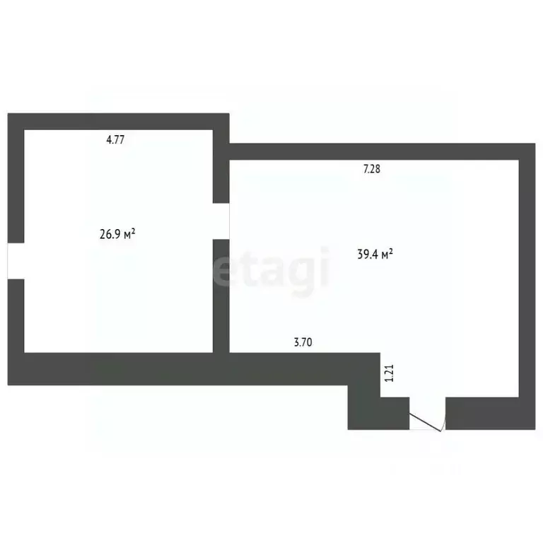 Офис в Ханты-Мансийский АО, Ханты-Мансийск ул. Чехова, 27а (108 м) - Фото 2