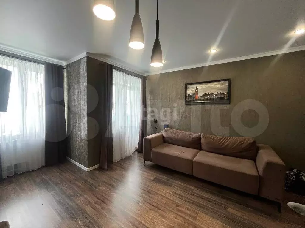 1-к. квартира, 51,7 м, 1/9 эт. - Фото 0