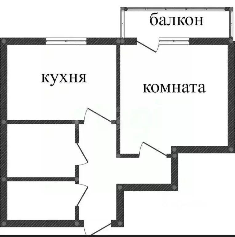 1-к кв. Челябинская область, Миасс ул. Вернадского, 54 (31.7 м) - Фото 2