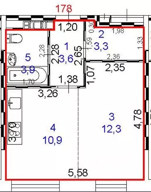 1-к кв. Москва ул. 1-я Ватутинская, 14к2 (34.0 м) - Фото 2