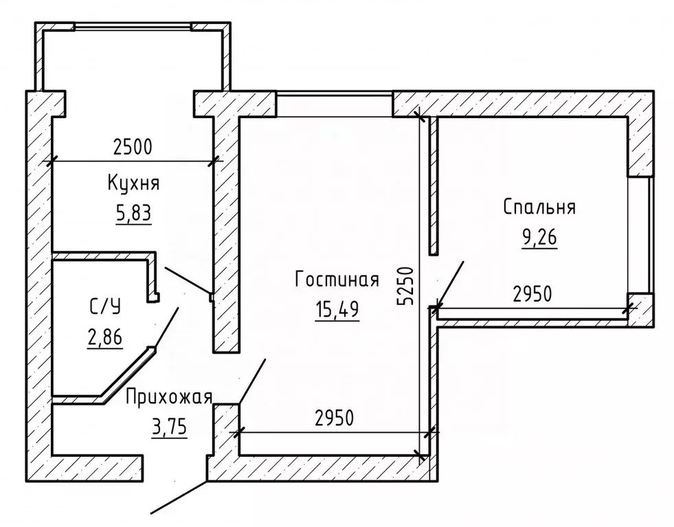 2-к кв. Кабардино-Балкария, Нальчик ул. Щаденко (40.0 м) - Фото 2