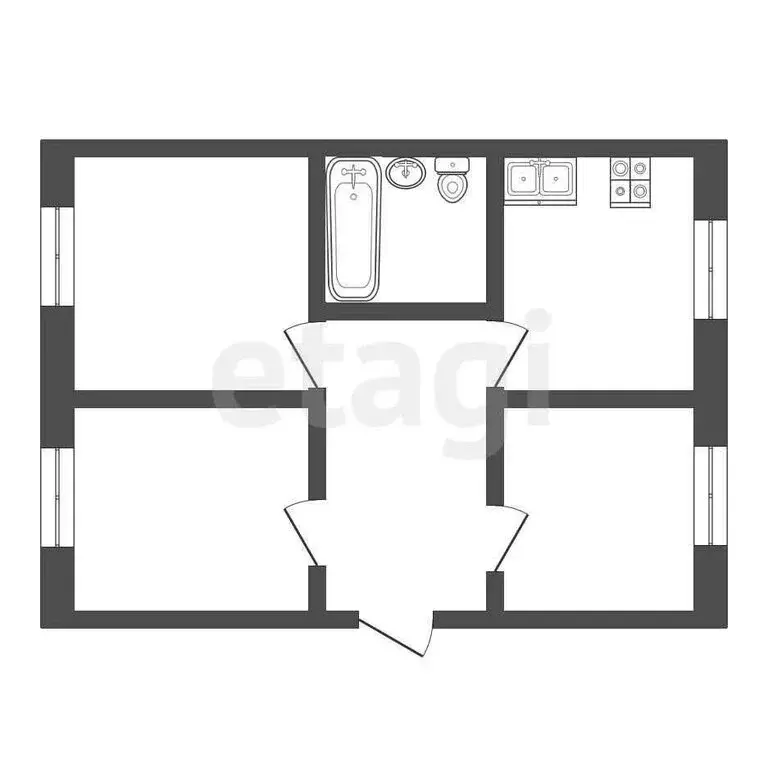 Дом в Заводоуковск, улица Сосновый Микрорайон (150 м) - Фото 2