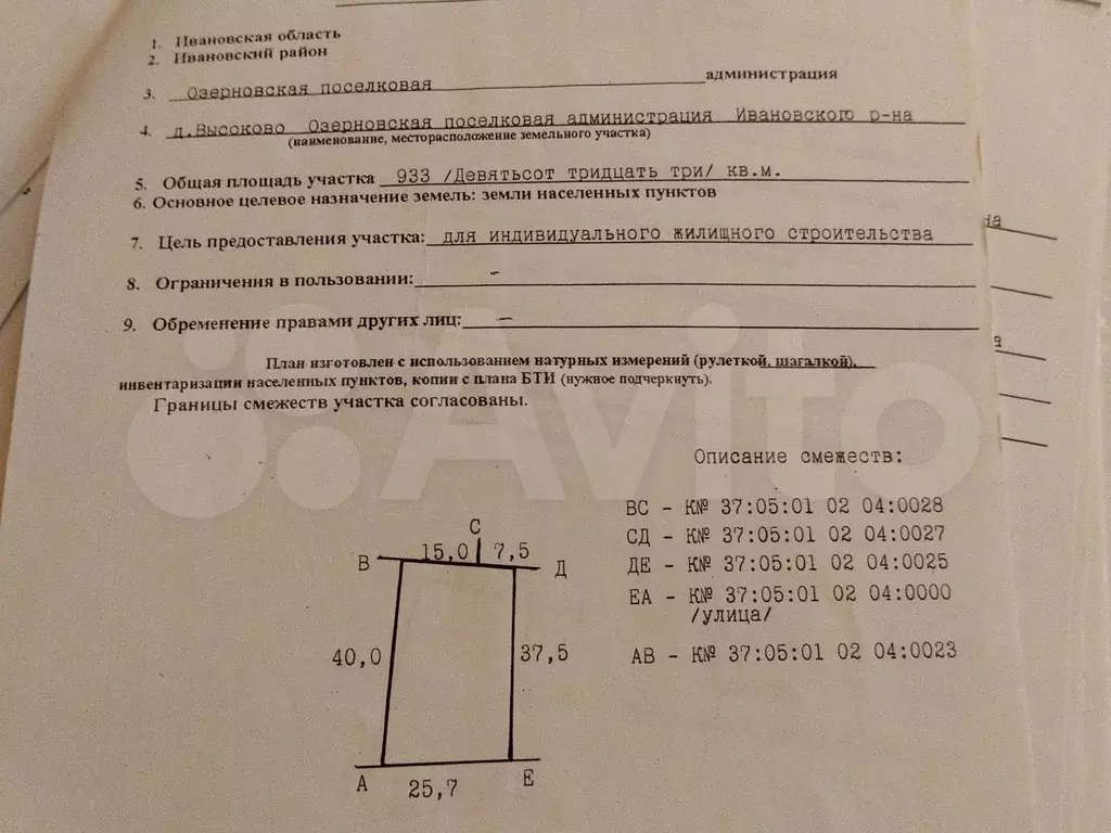 Участок 9,3 сот. (ИЖС) - Фото 0