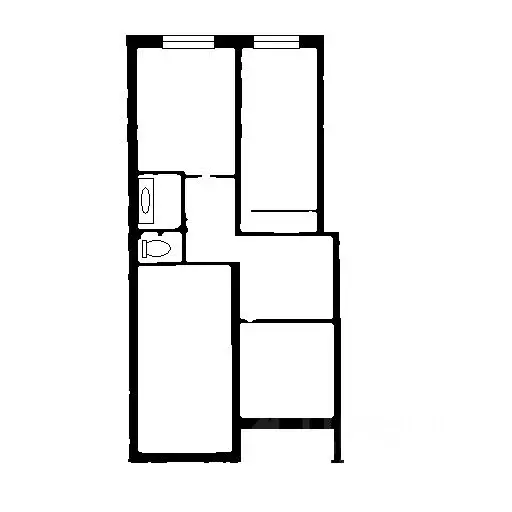 3-к кв. Владимирская область, Гусь-Хрустальный ул. Мира, 21 (70.8 м) - Фото 2