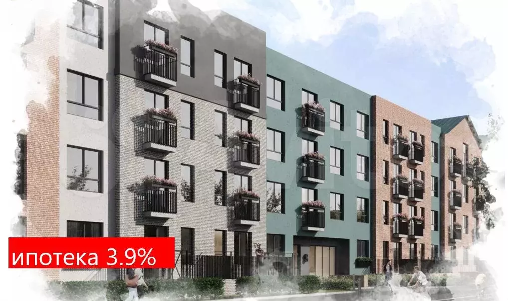 1-к. квартира, 35,5 м, 2/4 эт. - Фото 1