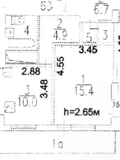 1-комнатная квартира: Москва, Даниловская набережная, 6к2 (35.1 м) - Фото 1