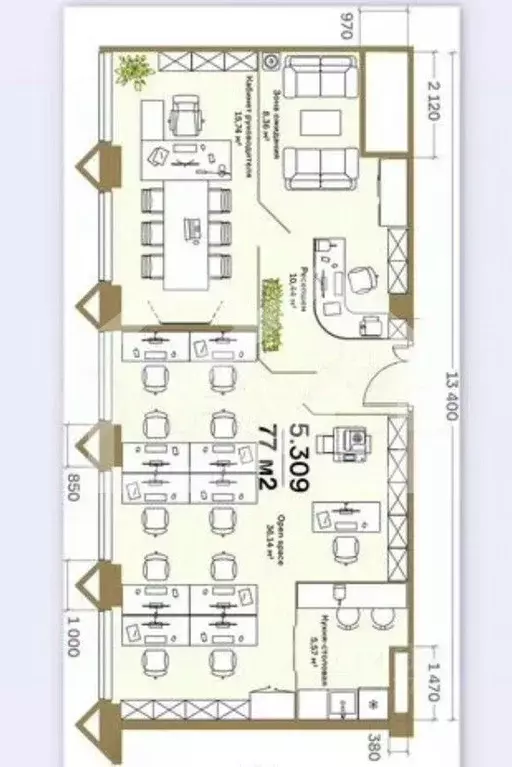 Помещение свободного назначения в Москва проезд Жуков, вл8 (77 м) - Фото 2