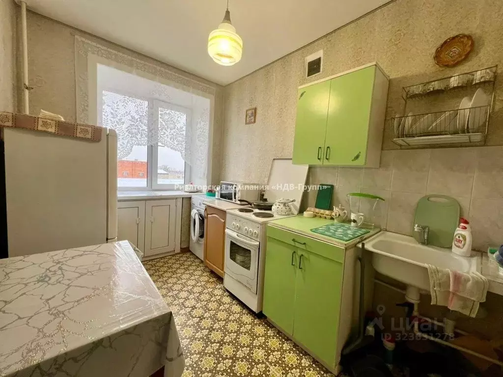 1-к кв. Хабаровский край, Хабаровск ул. Джамбула, 20 (32.8 м) - Фото 1