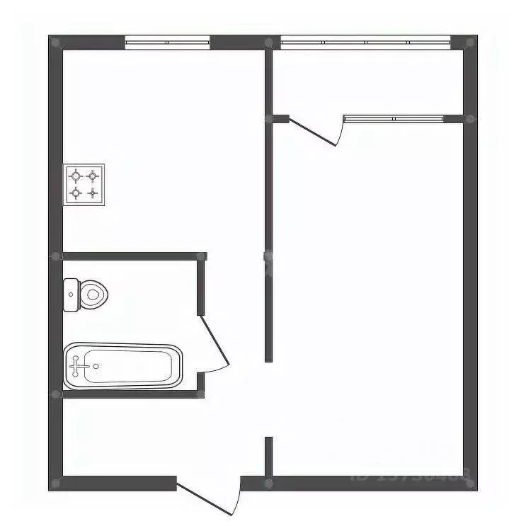 1-к кв. Амурская область, Белогорск ул. Кирова, 49 (32.1 м) - Фото 2