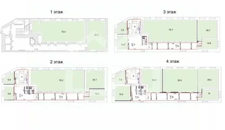 Помещение свободного назначения в Москва Бутырская ул., 76С4 (695 м) - Фото 2
