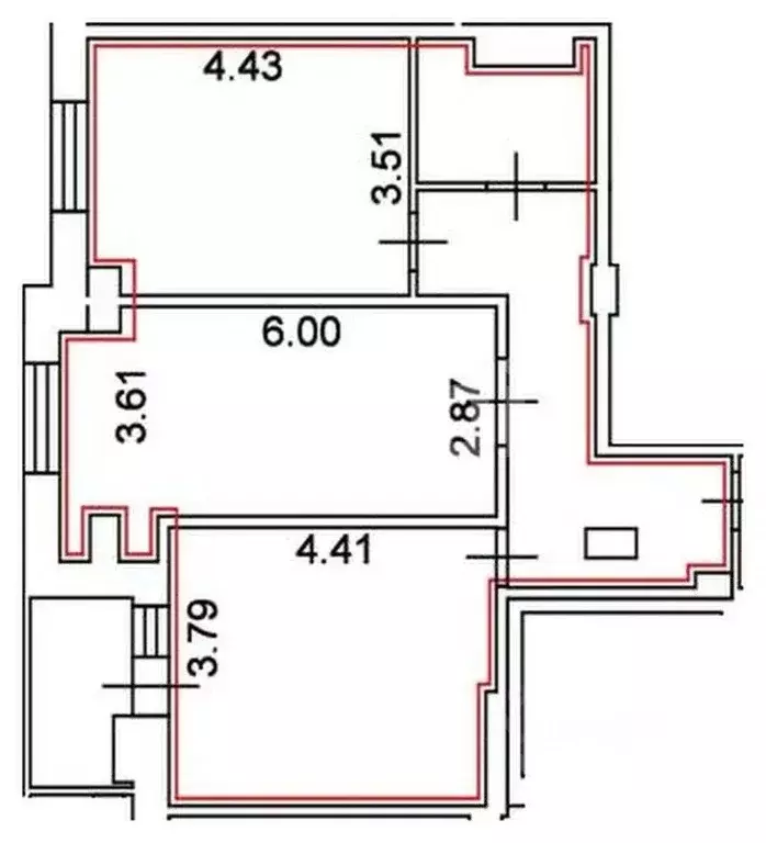 2-к кв. Курская область, Курск ул. Марата, 21 (67.5 м) - Фото 2