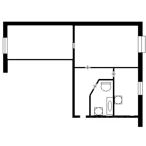 2-к кв. Татарстан, Казань Чистопольская ул., 71а (53.0 м) - Фото 1