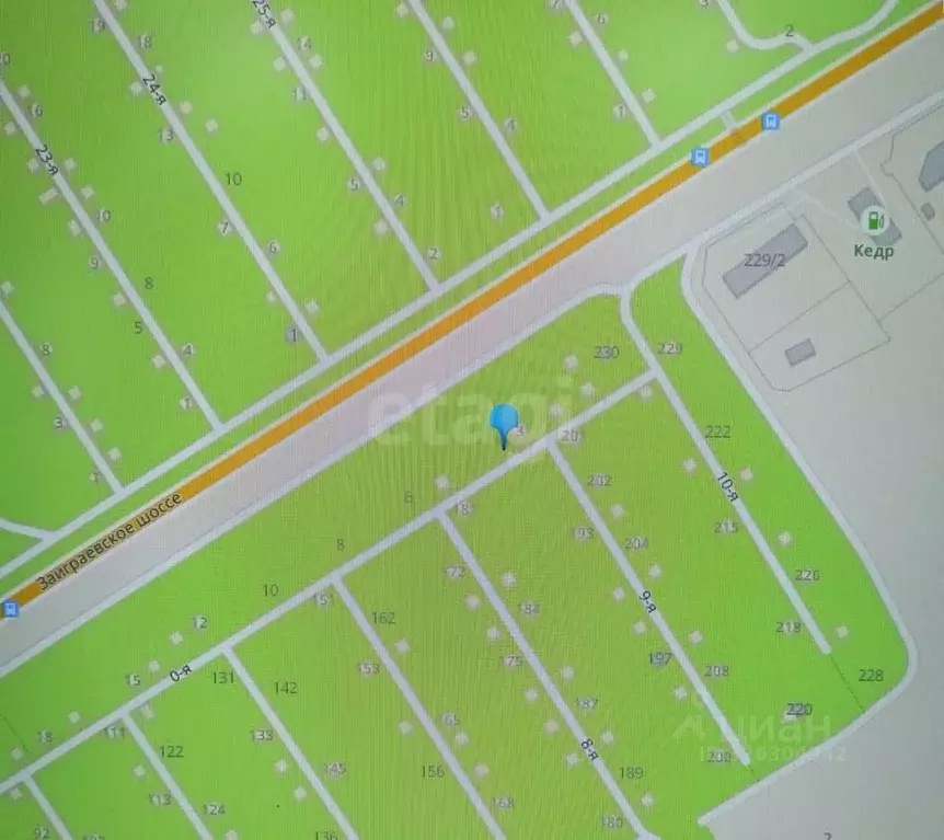 Участок в Бурятия, Заиграевский район, Талецкое с/пос, Бытовик ДНТ 12 ... - Фото 1