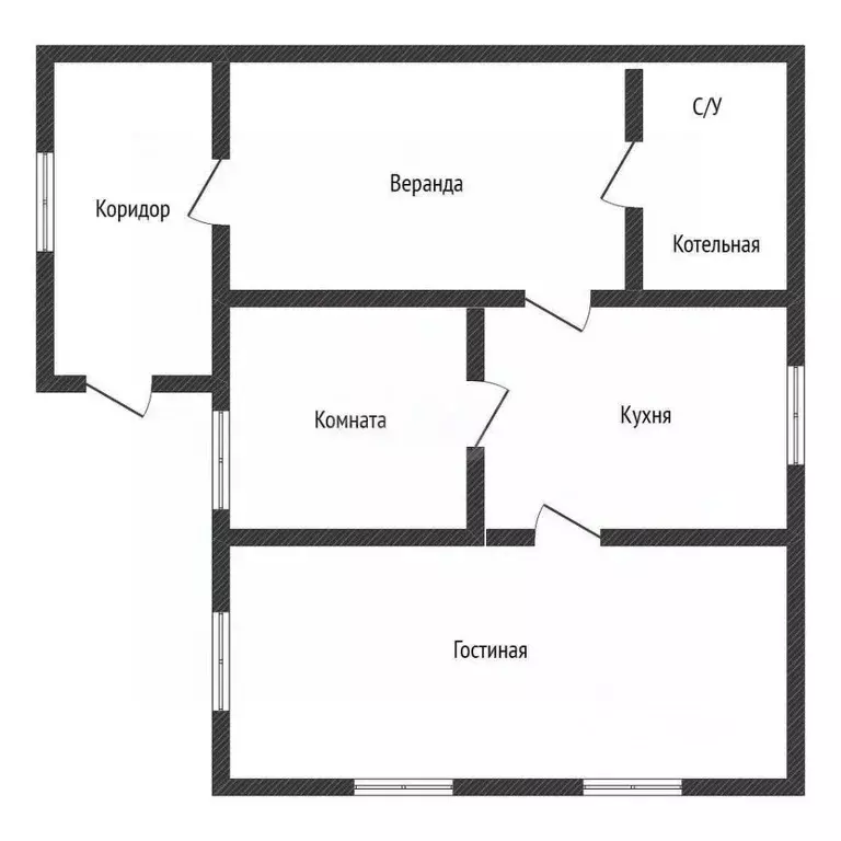 Дом в Псковская область, Псков пос. Корытово, ул. Сосновая, 28 (58 м) - Фото 1