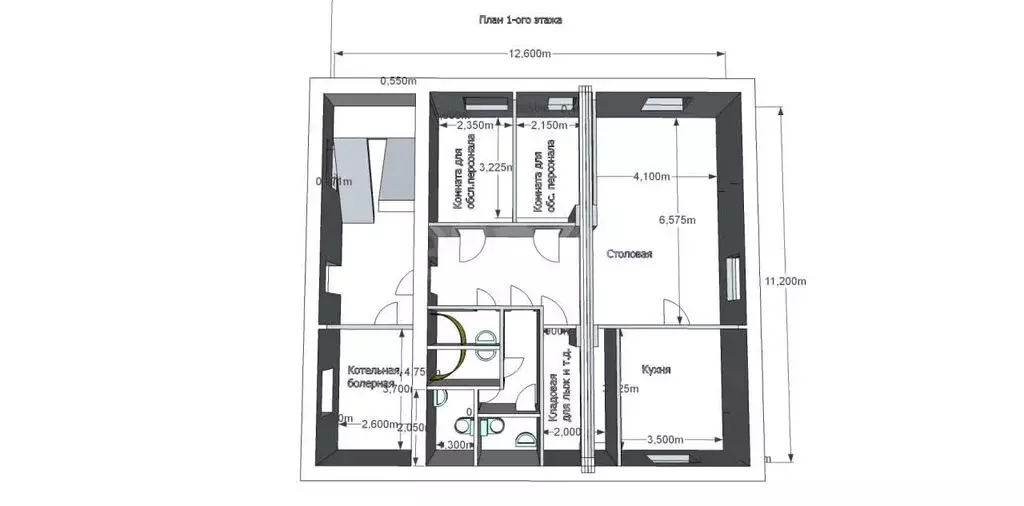 Дом в посёлок Уралец, Белогорская улица (355.6 м) - Фото 2