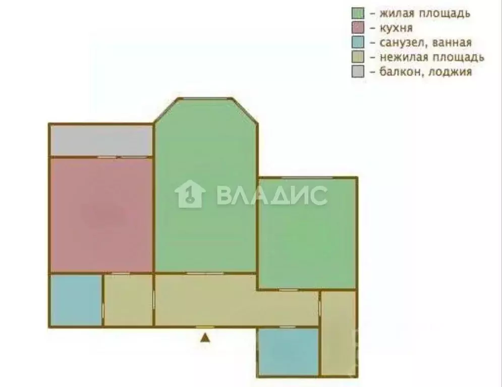 2-к кв. Московская область, Раменское Спортивный проезд, 15 (66.5 м) - Фото 2