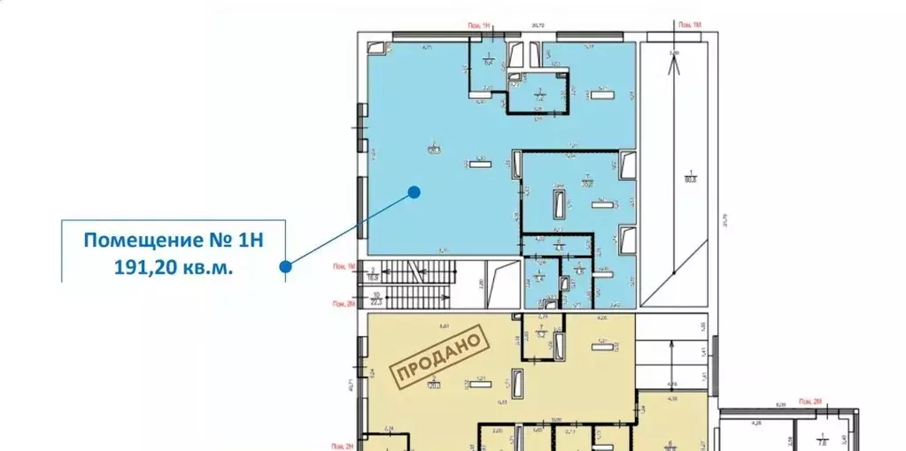 Помещение свободного назначения в Москва Большая Почтовая ул., 24 (191 ... - Фото 2
