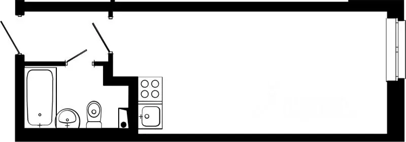 1-к кв. Ленинградская область, Всеволожский район, Заневское городское ... - Фото 1