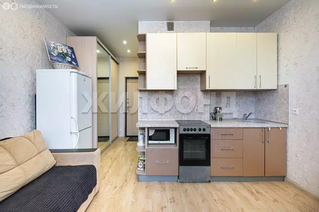Квартира-студия: Новосибирск, улица Твардовского, 22/1 (20.4 м) - Фото 1