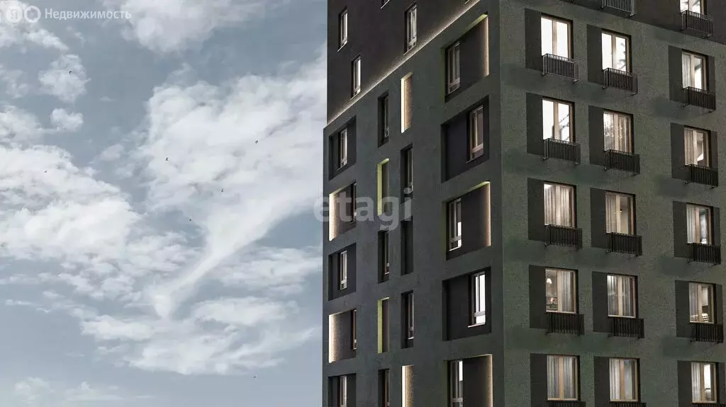 1-комнатная квартира: Тюмень, улица Республики, 204к12 (35.3 м) - Фото 1