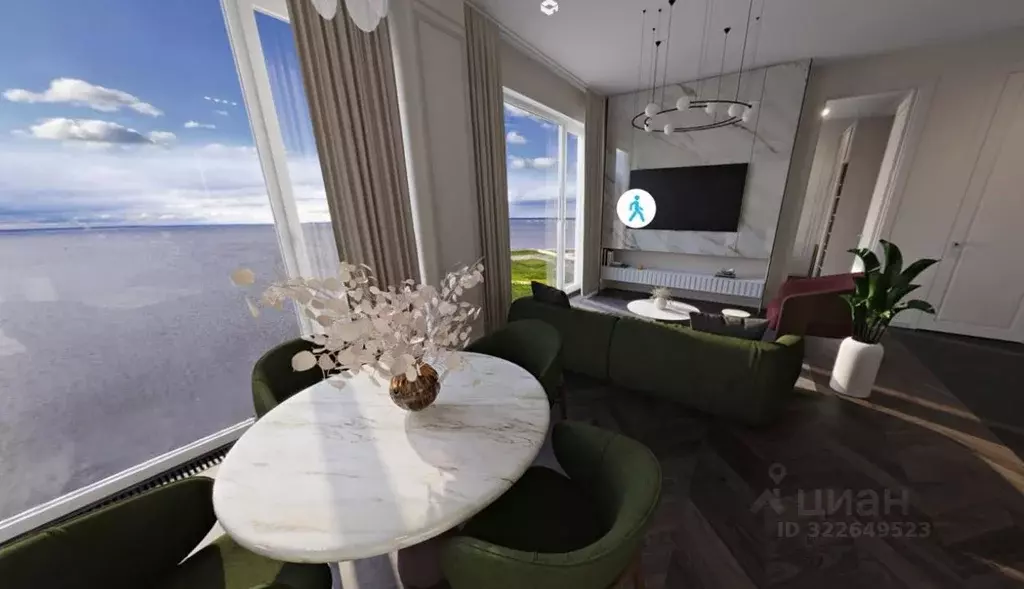 2-к кв. Санкт-Петербург ул. Челюскина, 10 (74.1 м) - Фото 2