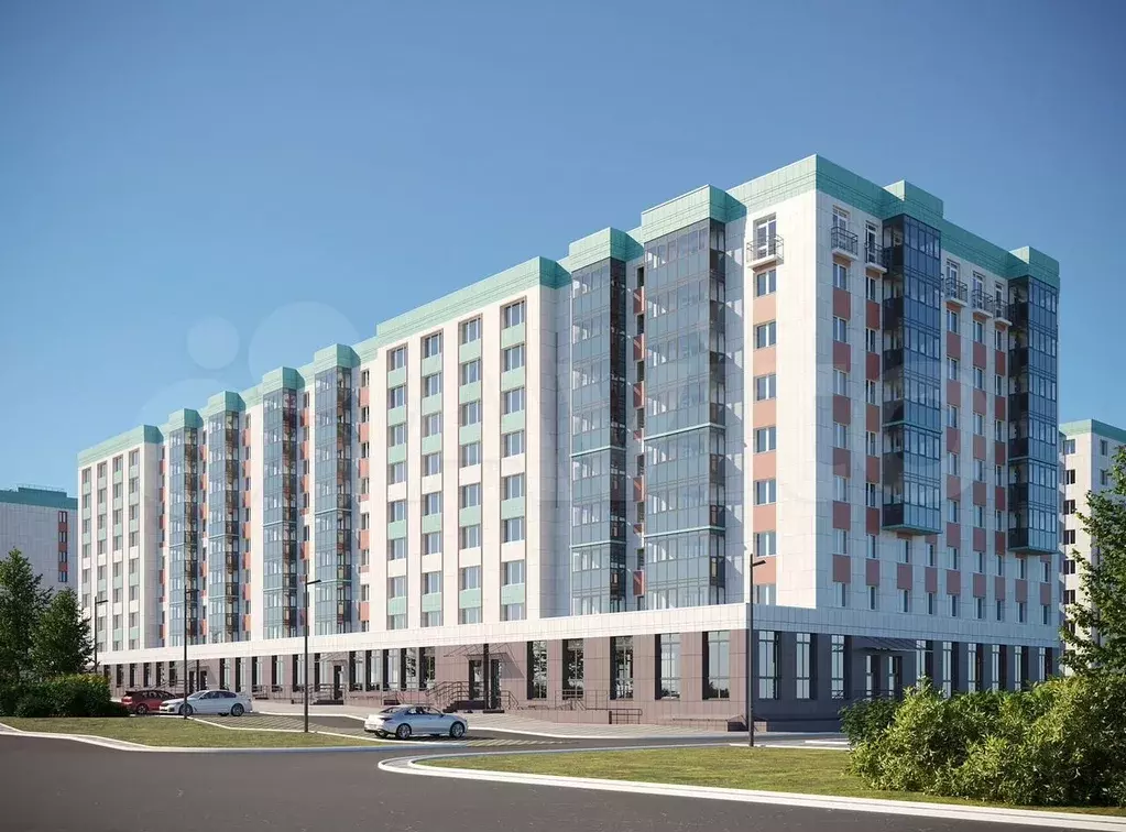 2-к. квартира, 57,5 м, 6/9 эт. - Фото 1