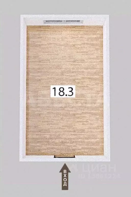 Комната Омская область, Омск Входной мкр, 18/1 (18.3 м) - Фото 2