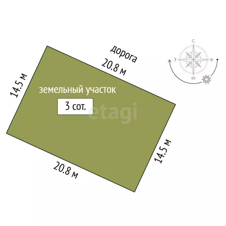 Участок в Челядиново, улица Гагарина (3 м) - Фото 1