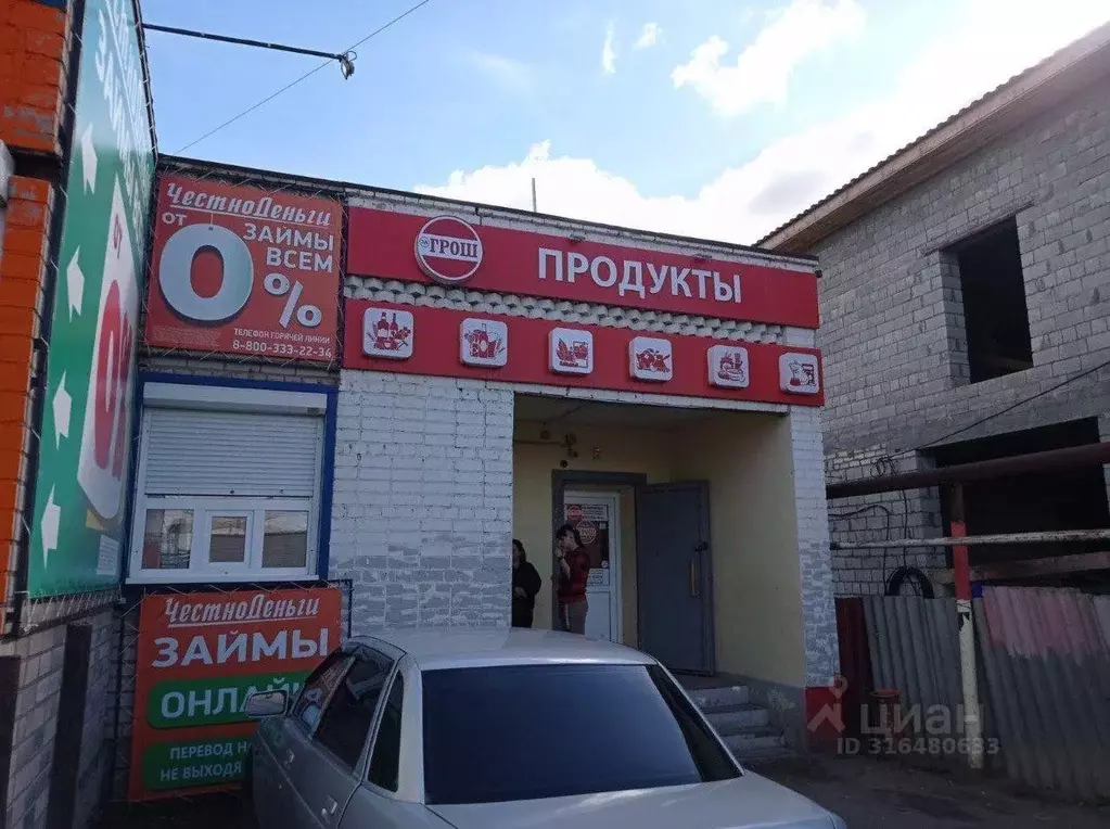 Торговая площадь в Самарская область, Кинель Октябрьская ул., 86А (80 ... - Фото 1