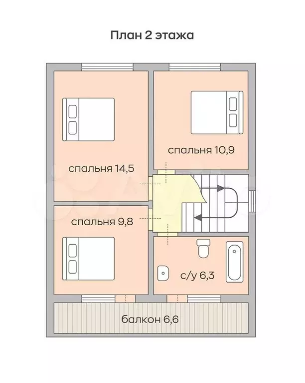 Дом 120 м на участке 6 сот. - Фото 1