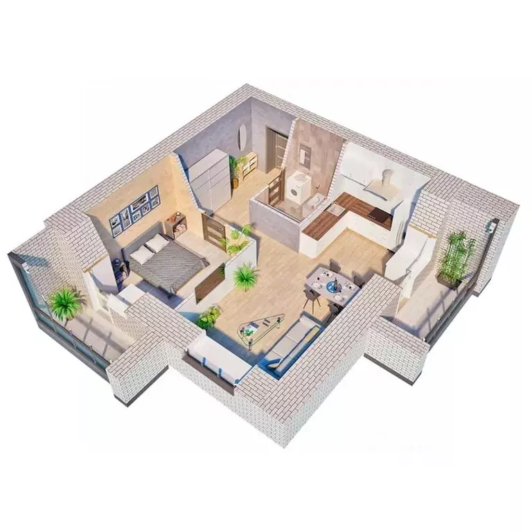 2-к кв. Амурская область, Благовещенск 187-й кв-л,  (51.5 м) - Фото 1