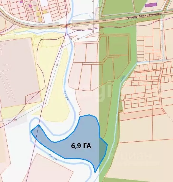 Участок в Сахалинская область, Южно-Сахалинск ул. Имени И.П. ... - Фото 1