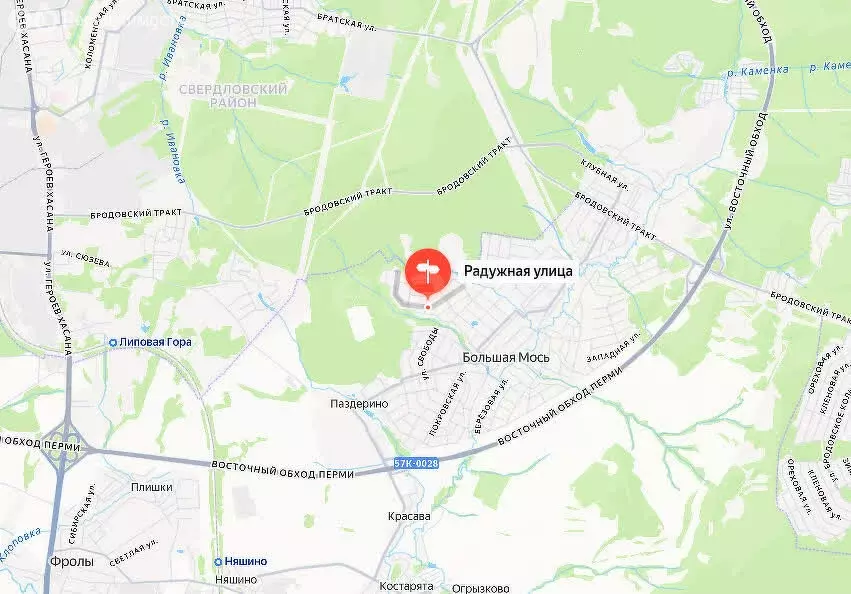 Участок в Большая Мось, Радужная улица (14.9 м) - Фото 2