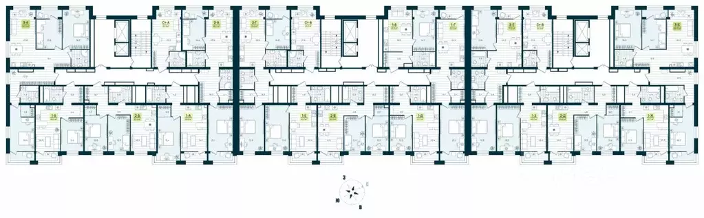 1-к кв. Ханты-Мансийский АО, Нижневартовск К-2 кв-л,  (43.9 м) - Фото 1