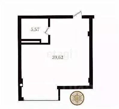 1-к кв. Крым, Феодосия пер. Индустриальный, 4 (39.62 м) - Фото 2